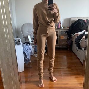 Boohoo sweat suit set